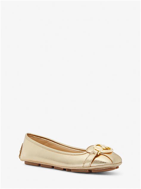 michael michael kors fulton woven leather moccasin|Fulton Metallic Moccasin .